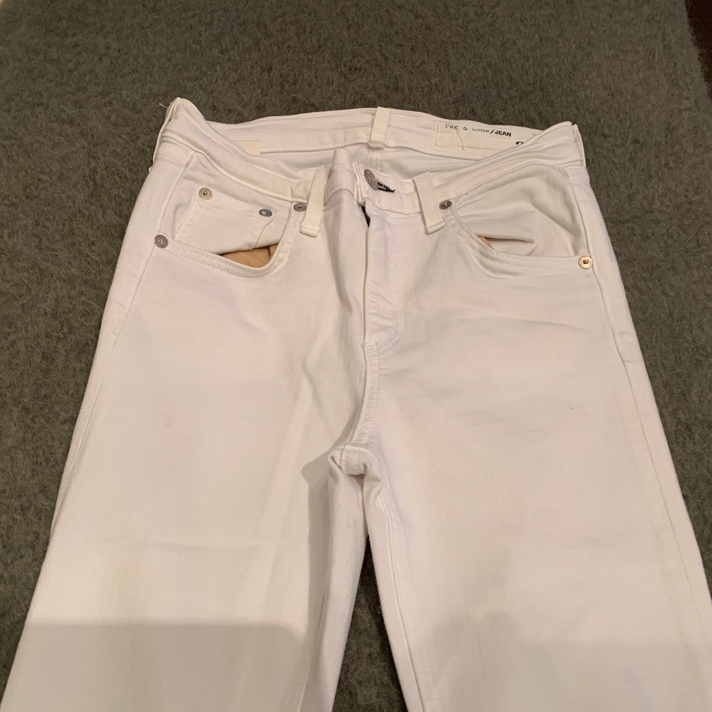 Frame White Jeans